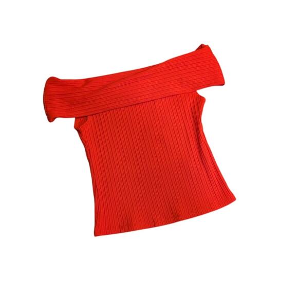 NWT Madewell Ribbed Off The Shoulder Top Size XS - Picture 2 of 4